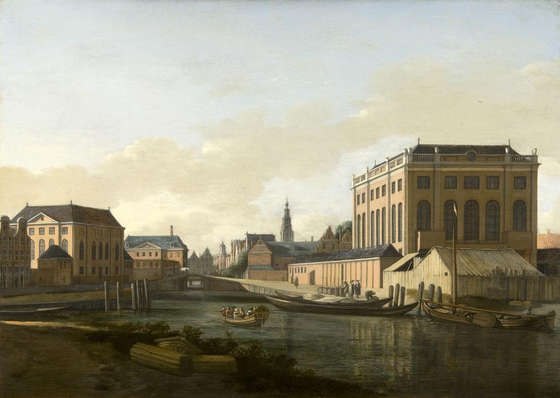 De synagoge in Amsterdam ten tijde van bouw